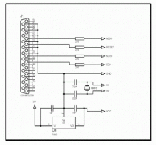 AVR parallel port programmer circuit diagram