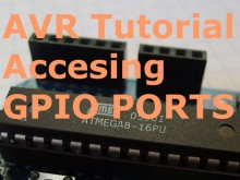 AVR Tutorial Accesing GPIO PORTs